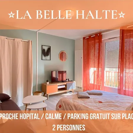 T2 Cosy Proche Hopital + Parking Gratuit Sur Place Auxerre Exterior foto