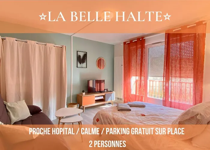 T2 Cosy Proche Hopital + Parking Gratuit Sur Place